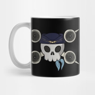 Stewardess crew Jolly Roger pirate flag (no caption) Mug